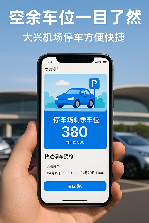 大興機場自駕停車，從此不再擔(dān)心“排隊+等待”